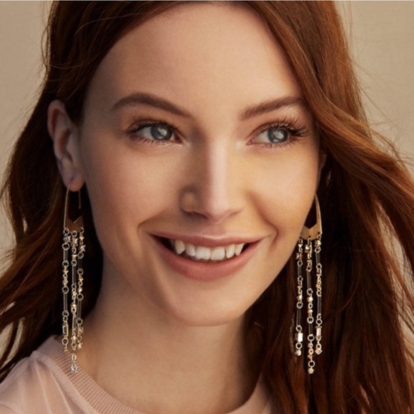 NWT Kendra Scott RARE & Retired Corza Earrings Silver Mix STUNNING! - Picture 15 of 15